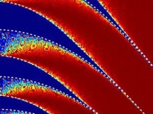 Miroir à atomes pour des ondes de matière guidées