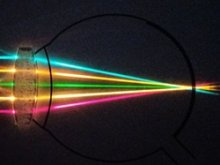 Présentation - dispositif expérimental : La lumière se plie